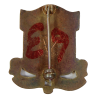 Crest, Battery C, 27th AD Field Art. Bat., 1st AD Div., Afrique du Nord, Italie