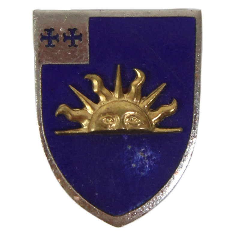 Crest, 63rd Inf. Rgt., 6th Inf. Div., à épingle Crest, 63rd Inf. Rgt., 6th Inf. Div., à épingle