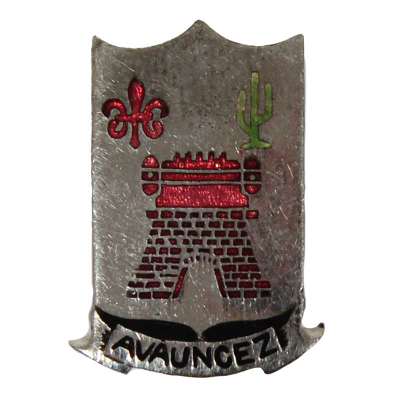 Crest, DUI, 133rd Inf. Regt., 34th Infantry Division, à écrou Crest, DUI, 133rd Inf. Regt., 34th Infantry Division, à écrou