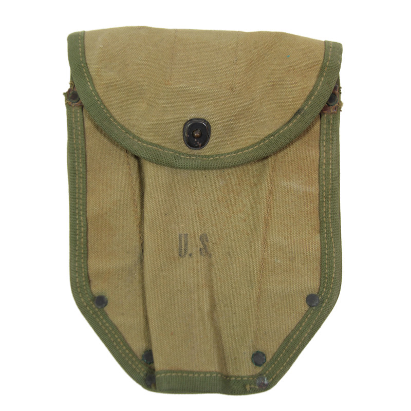 Étui de pelle pliante M1943, ST. JOSEPH TENT & AWNING CO. 1943, bicolore