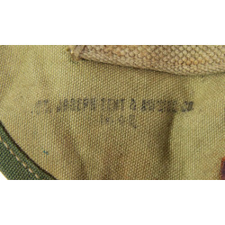 Étui de pelle pliante M1943, ST. JOSEPH TENT & AWNING CO. 1943, bicolore