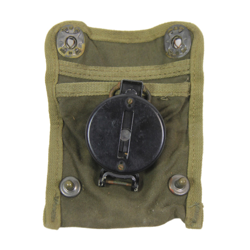 Boussole de marche, W.& L.E. GURLEY, avec pochette imprégnée