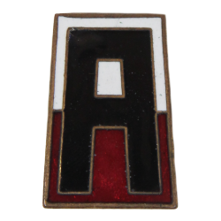 Crest, DUI, First Army, Pin Back