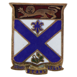 Crest, 169th Inf. Rgt., 43rd Infantry Division, PTO, à épingle