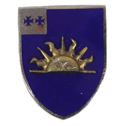 Crest, DUI, 63rd Inf. Rgt., 6th Inf. Div., Pin Back
