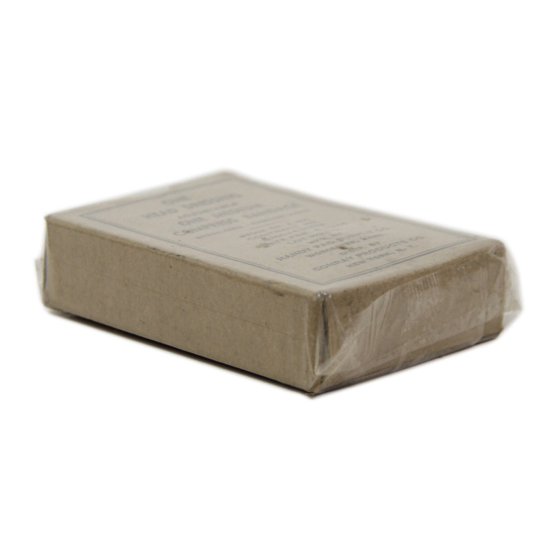 Pansement compressif stérile, camouflé, HANDY PAD SUPPLY CO., Stock No. 2-401, US Navy, Corpsman