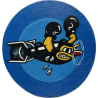 Chest Insignia, 703rd Bombardment Squadron, 445th Bombardment Group, 8th Air Force, Leather Chest Insignia, 703rd Bombardment Squadron, 445th Bombardment Group, 8th Air Force, Leather