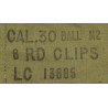 Bandoleer, M1 Garand, 2nd Pattern, LAKE CITY ARMY AMMUNITION PLANT