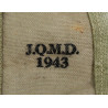 Étui de pelle pliante M-1943, J.Q.M.D. 1943, 1er type