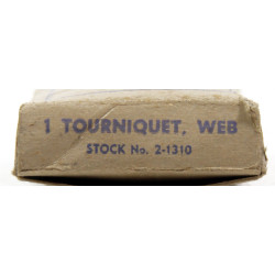 Garrot, US Army, NOVELTY PRODUCTS CO., U.S.N. Stock No. 2-1310, dans sa boîte