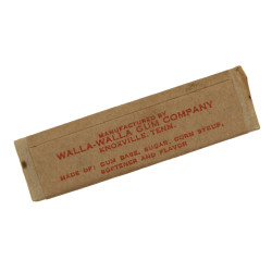 Tablette de chewing-gum, WALLA-WALLA GUM CO., Peppermint