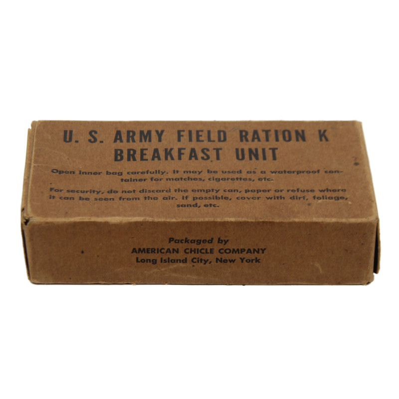 Ration K, Breakfast, 1er type Ration K, Breakfast, 1er type