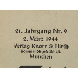 Magazine, Münchner Illustrierte Presse, 2 mars 1944