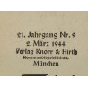 Magazine, Münchner Illustrierte Presse, 2 mars 1944
