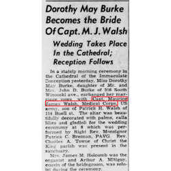 Musette M-1936, VARIED MFG. CO. 1942, Maj. Maurice Walsh, 2nd Auxiliary Surgical Group