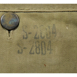Bag, Field, M-1936, ATLANTIC PRODUCTS CO. 1941, Taped, S/Sgt. Robert Stump
