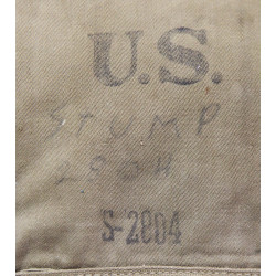 Bag, Field, M-1936, ATLANTIC PRODUCTS CO. 1941, Taped, S/Sgt. Robert Stump