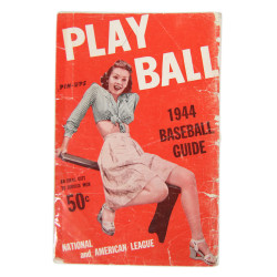 Brochure, Play Ball, 1944 Baseball Guide, National and American League