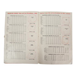 Brochure, Play Ball, 1944 Baseball Guide, National and American League