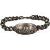 Bracelet, Chain, US Army, Parachutist, Sterling, USO Champion 1943, Pfc. Stanley Tobola