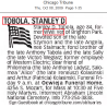 Bracelet, Chain, US Army, Parachutist, Sterling, USO Champion 1943, Pfc. Stanley Tobola