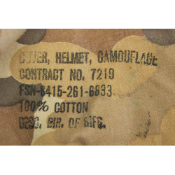Casque M1, complet, avec couvre-casque Mitchell, Lt. Wroebel, Viêt-Nam, 1965