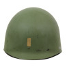 Casque M1, complet, avec couvre-casque Mitchell, Lt. Wroebel, Viêt-Nam, 1965 Casque M1, complet, avec couvre-casque Mitchell, Lt. Wroebel, Viêt-Nam, 1965