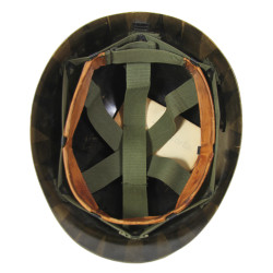 Helmet, M1, Complete, with Camouflage Cover, Lt. Wroebel, Vietnam, 1965