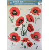 sticker sheet, Poppies