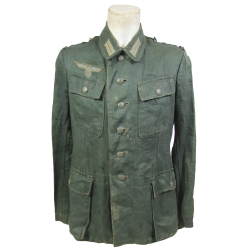 Jacket, Service, Summer, Drillichbluse, Heer, Gebirsgjäger