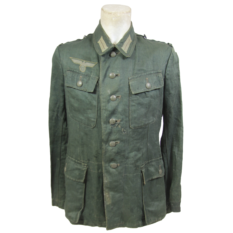 Vareuse d'été, Drillichbluse, Heer, Gebirgsjäger