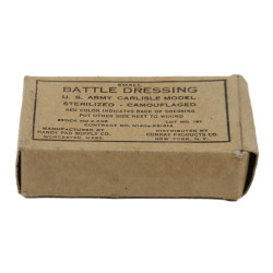 Pansement, Small Battle Dressing Sterilized, US Navy contract N140S (corpsman)