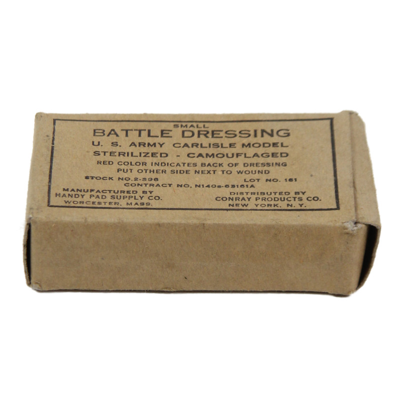 First-Aid, Small Battle Dressing Sterilized, US Navy contract N140S (corpsman)