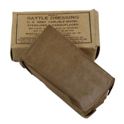 First-Aid, Small Battle Dressing Sterilized, US Navy contract N140S (corpsman)