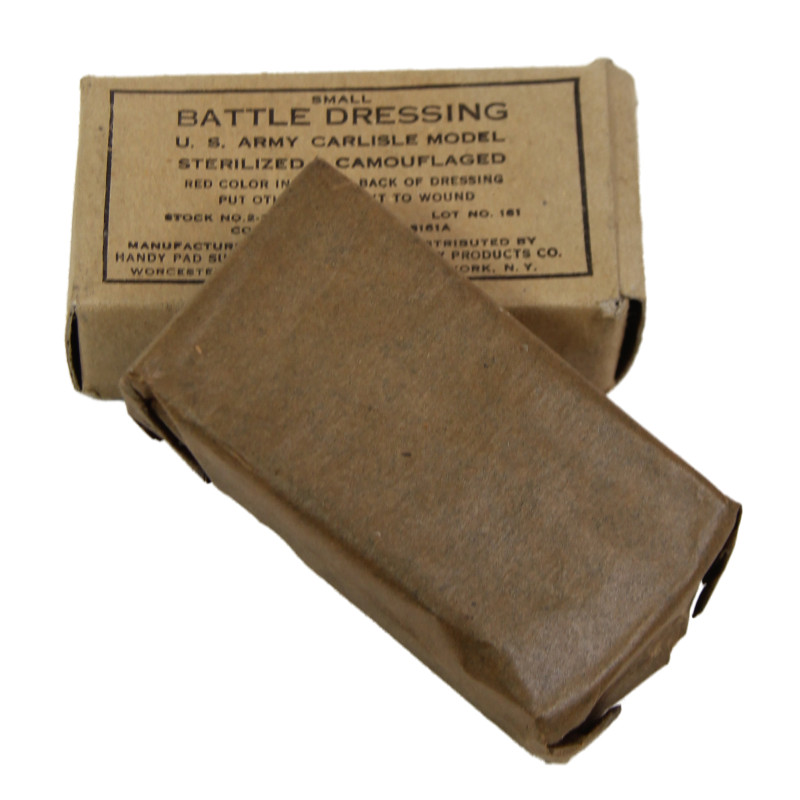 Pansement, Small Battle Dressing Sterilized, US Navy contract N140S (corpsman)