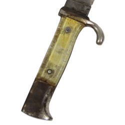 Knife, Fahrtenmesser, Hitlerjugend, RZM M7/15, Modified, Plexiglas Grips