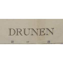 Carte, DRUNEN, Holland, 1943, Allen Emery, 502 PIR, 101 AB