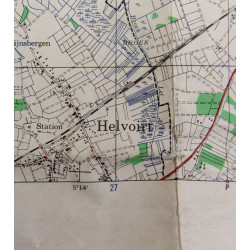 Carte, DRUNEN, Holland, 1943, Allen Emery, 502 PIR, 101 AB
