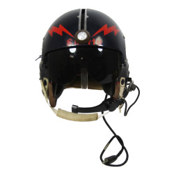 Casque de vol APH-5, Crew Chief David Smith, OV-1 Mohawk, US Army, Viêt-Nam, 1965-1966, complet