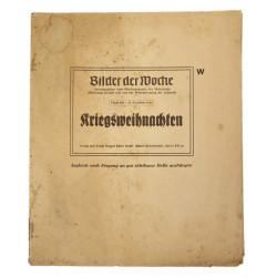Affiche allemande, Bilder der Woche, Kriegsweihnachten, 19 décembre 1943