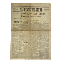 Journal belge, La Libre Belgique, 6 septembre 1944