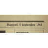 Journal belge, La Libre Belgique, 6 septembre 1944