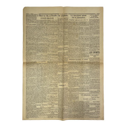 Journal belge, La Libre Belgique, 6 septembre 1944