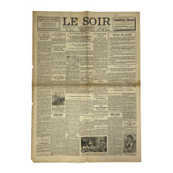 Journal belge, Le Soir, 24 août 1944