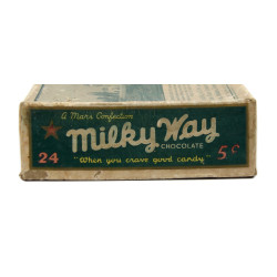 Box, Chocolate Bar, Milky Way, 1941