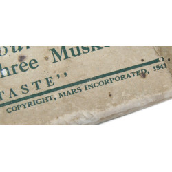 Box, Chocolate Bar, Milky Way, 1941