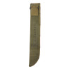 Machette M-1942, chattertonée, avec fourreau en toile, Sgt. Earl Burgess Machette M-1942, chattertonée, avec fourreau en toile, Sgt. Earl Burgess