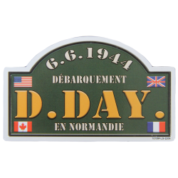 Magnet, plaque de rue, D-Day 6.6.1944
