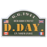 Magnet, plaque de rue, D-Day 6.6.1944 Magnet, plaque de rue, D-Day 6.6.1944