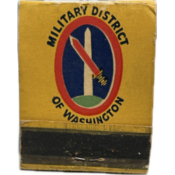 Pochette d'allumettes, Military Distrcit of Washington, complète